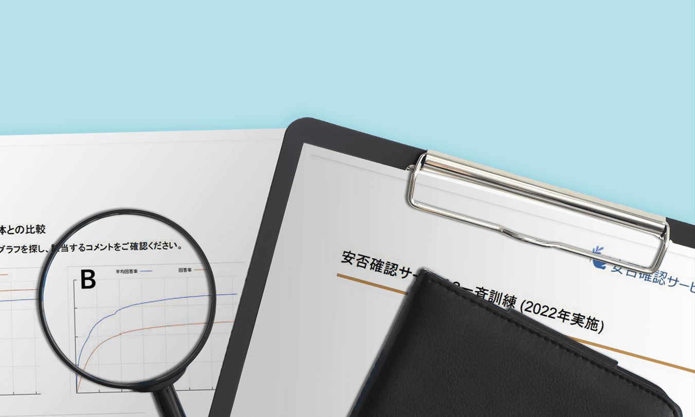 自社の防災意識を自動で分析