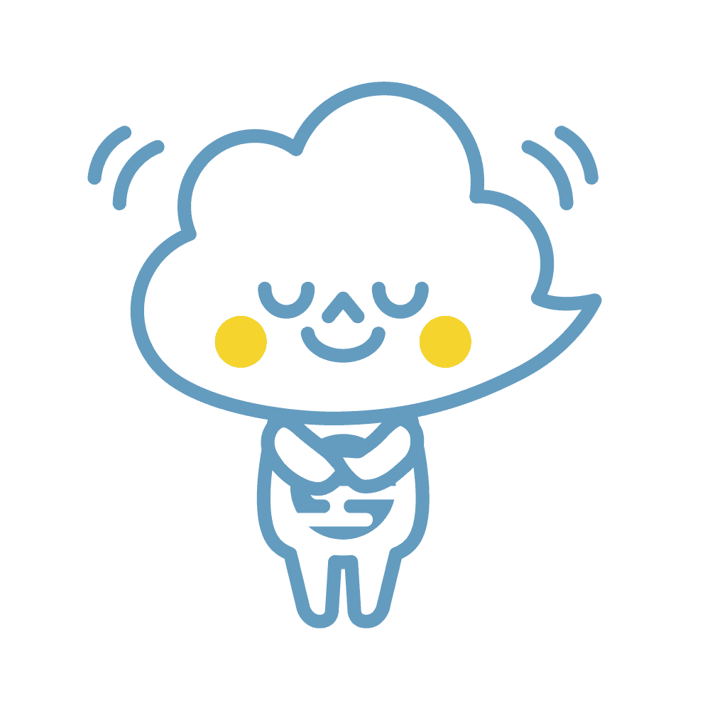 トヨクモちゃんお辞儀